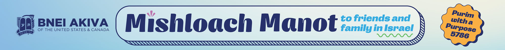 Bnei Akiva Mishloach Manot